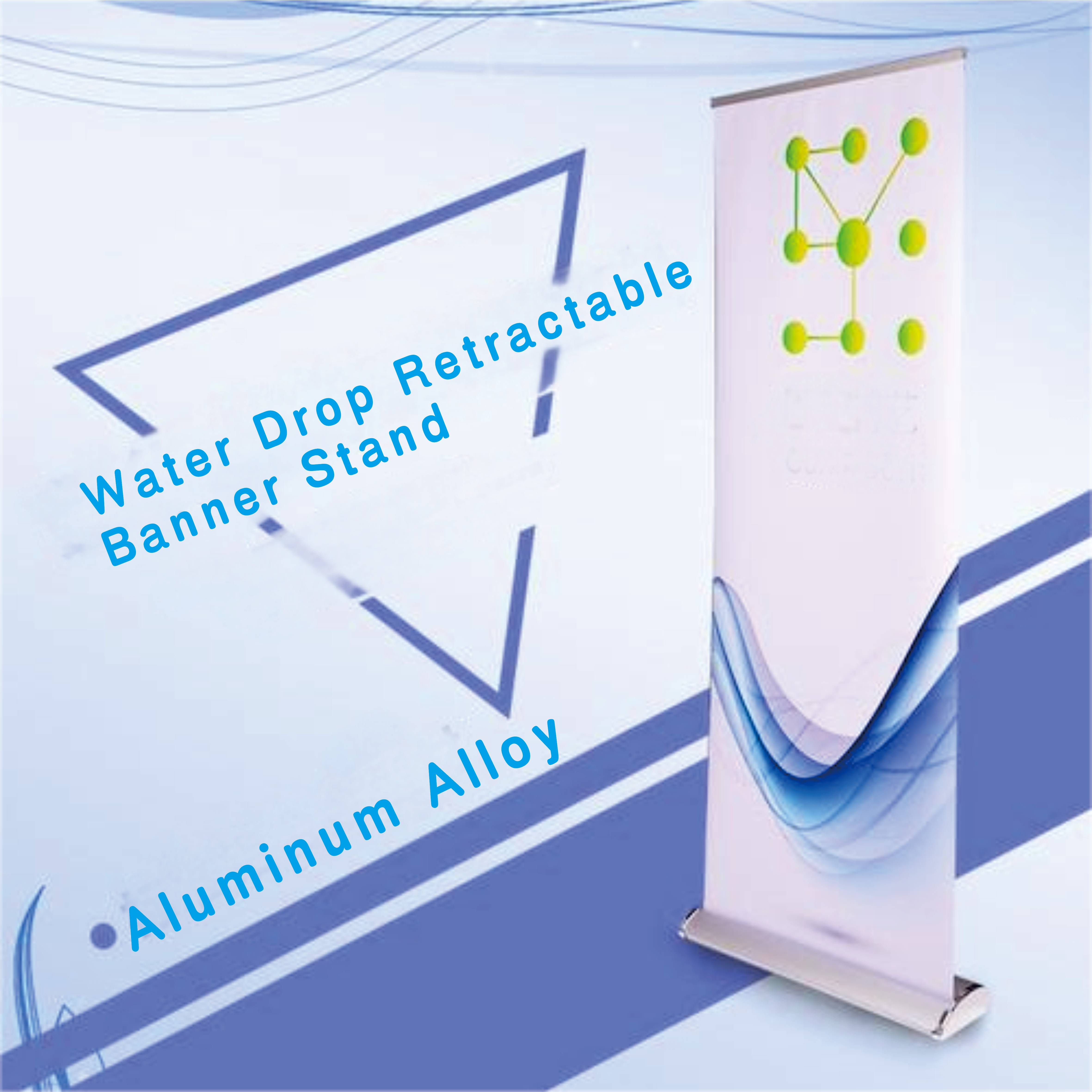 Water Drop Retractable Banner Stand